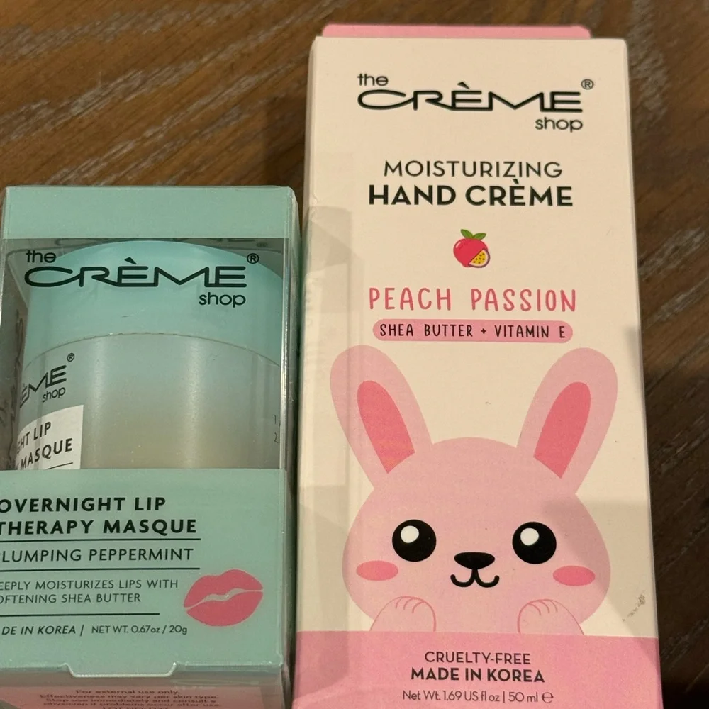 The Crème Shop K-Beauty Bundle Lot NEW Palette Mask Lip Care Brushes Gift Set💕